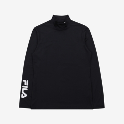 Fila Golf Turtleneck - Miesten T Paita - Mustat | FI-97258